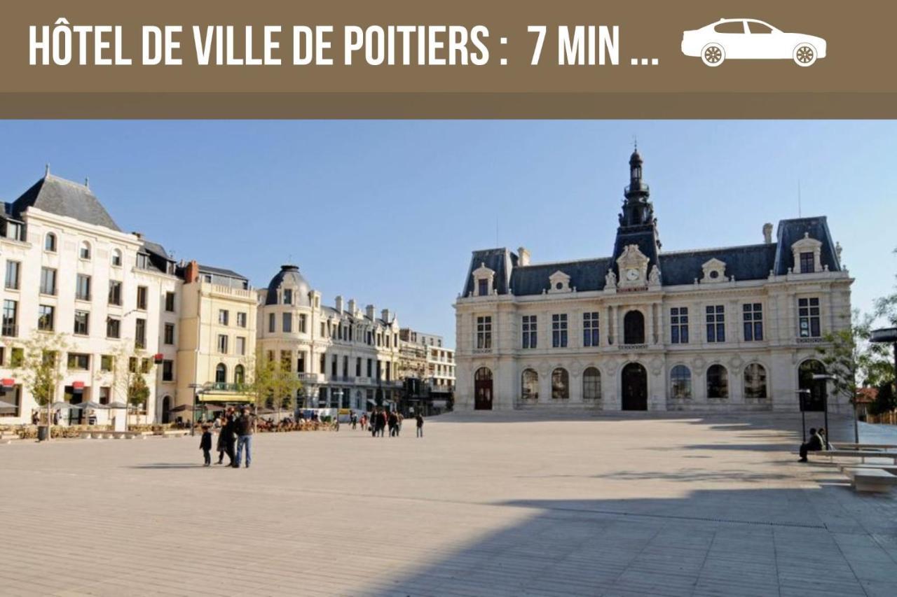 Bellejoie - Appartement T3- Poitiers Sud - Direct Futuroscope - Parking Et Wifi Gratuit מראה חיצוני תמונה